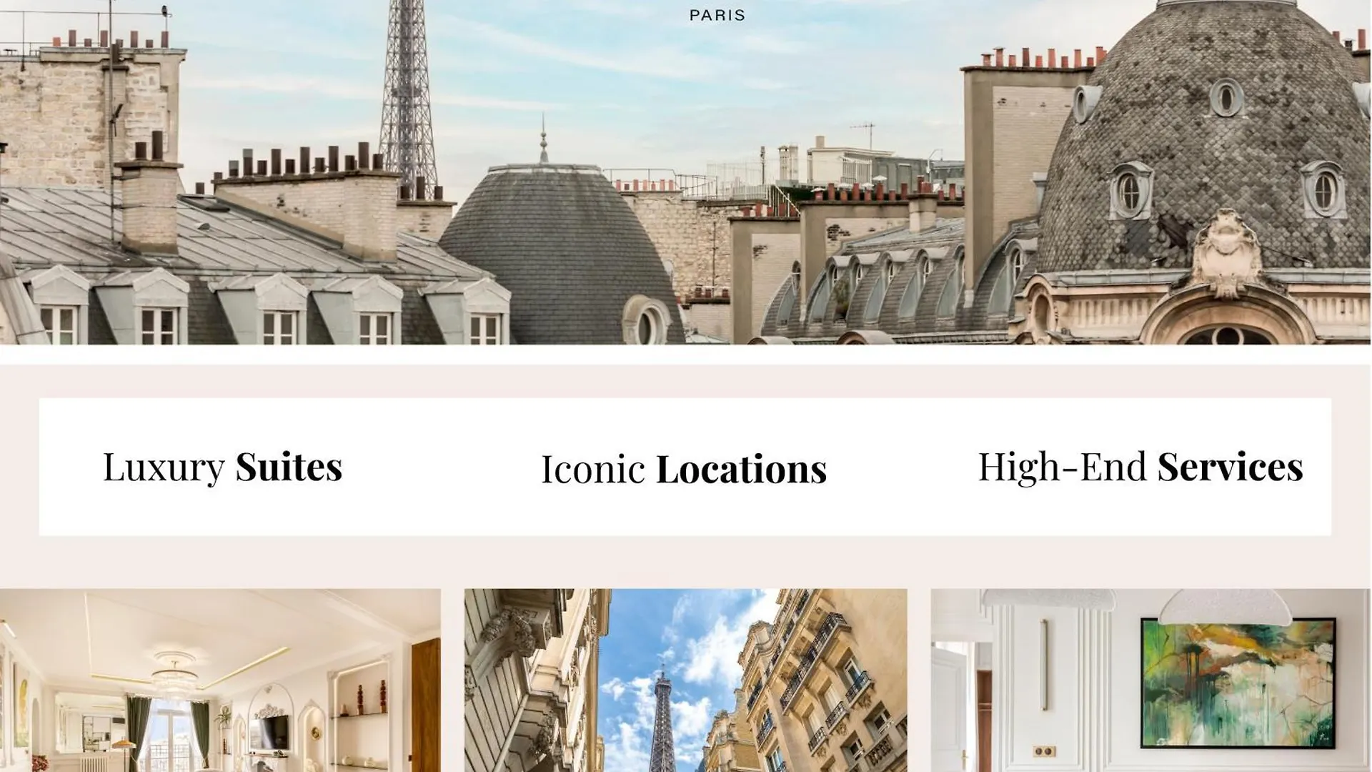 Apartamento Merveil - Luxury Suite - Tour Eiffel - Bac II Paris